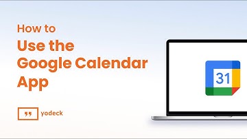 How To Use The Google Calendar App With Yodeck