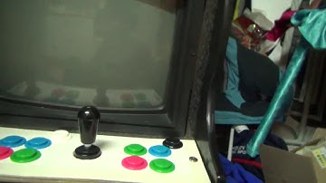 raspberry pi + j-pac +vga666 + advmenu arcade setting