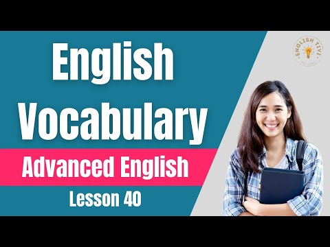 Improve Vocabulary | Advanced English Vocabulary | English Words used in Daily Life #40 |English TV✔