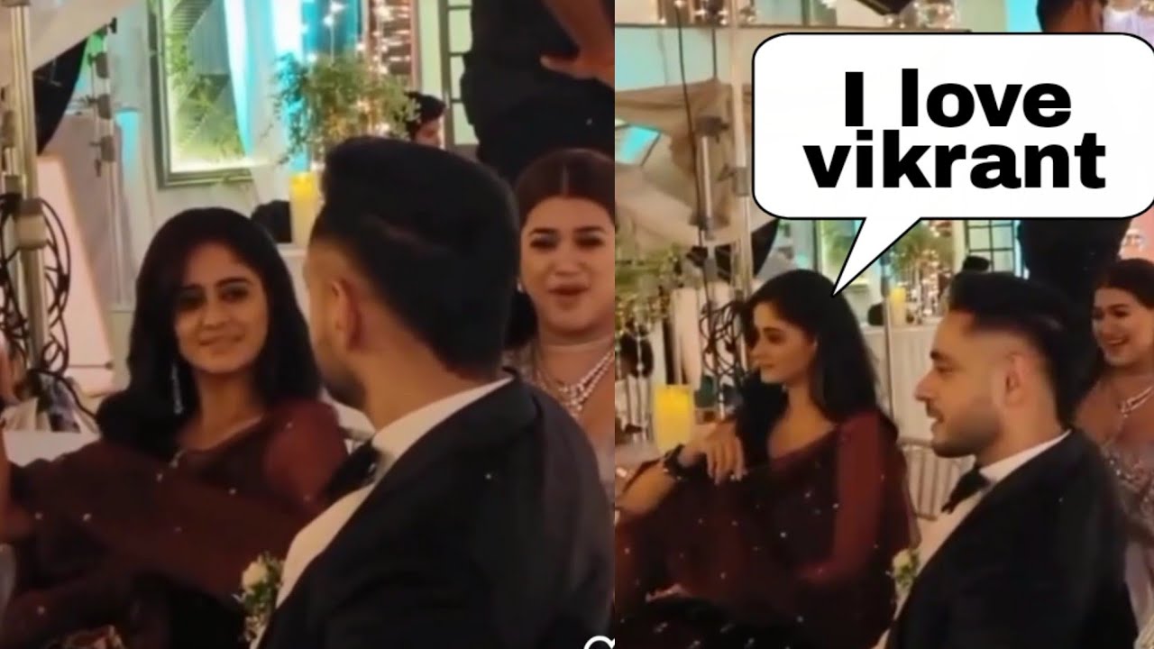 Ayesha Singh masti with Adnan Khan off screen on set, Mannat vikrant real life couple 