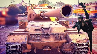 FV215b 183 ФУГАСЫ ОТ БАБАХИ НАРЕЗКА ХЕШ ВЫСТРЕЛОВ ТАНКИ TANKS WORLD OF TANKS BLITZ FAILS ТОП HESH