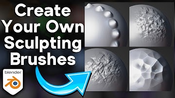 Create Your Own Sculpting Brushes in Blender 4.3 🖌️ (Tutorial)