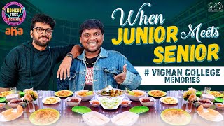 Junior Meets Senior | Lunch with ANIL RAVIPUDI | TastyTeja | Comedy Stock Exchange | AHA | Infinitum