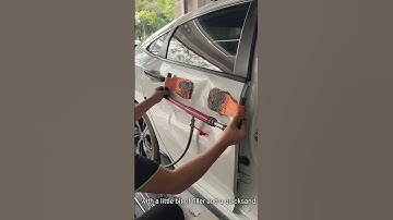 Crazy Car Dent Removal Hack #shorts #hack #diy #mechanic #car