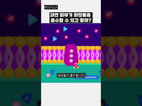 과연 피부가 화장품을 흡수할 수 있긴 할까? #shorts
