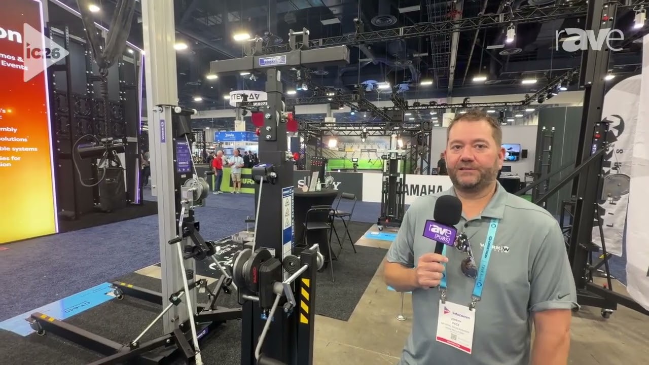 InfoComm 2026: WORK PRO Lifters Features LW 265D Telescopic Lifting Tower