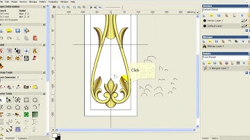 Create relief from vectors in ArtCAM, ArtCAM tutorial