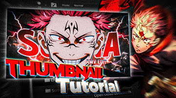 How To Make Easy AMV/Edit Thumbnail On Android | Ibispaint X Tutorial