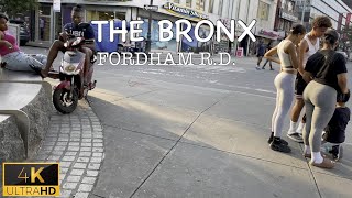 N.Y.C Walking Tour 2023 (4k)  The Bronx Fordham Road