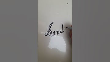 Sandeep name style handwriting calligraphy video plz subscribe to guys 🙏