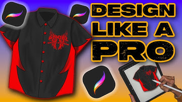 How to Design Mockups For Your Clothing Brand (Step by Step Procreate)