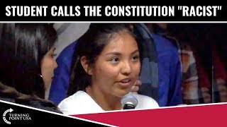 Leftist Student Calls The Constitution 'Racist'