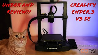 Great 3D printer under $200! Creality Ender 3 v3 SE - Unbox and Review