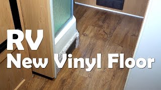 RV Renovation and Remodel - Replacing old Carpet and Vinyl