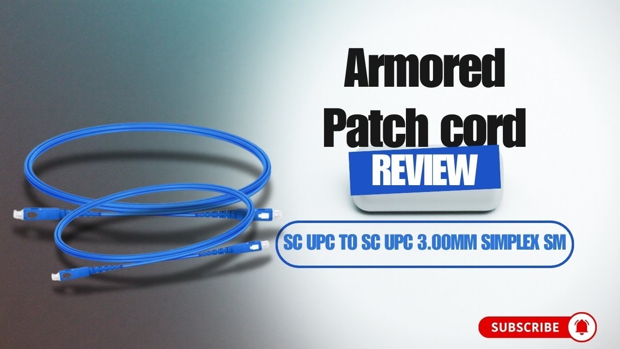 Optical Fiber Armored patch cord SC to SC 3M, 5M, 10M || D-TECH