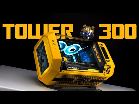 Thermaltake Tower 300: Bumblebee Edition. Build and case overview