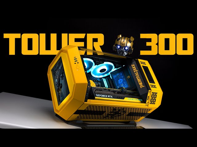 Thermaltake Tower 300: Bumblebee Edition. Build and case overview