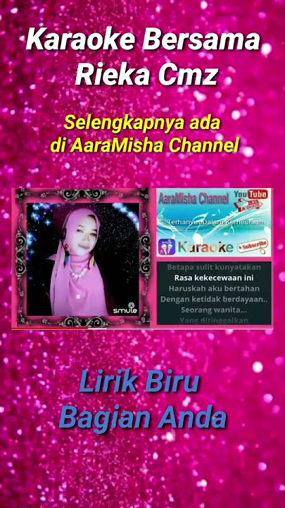 KARAOKE DUET 'TERHANYUT DALAM KEMESRAAN'  BERSAMA RIEKA CMZ #dangdutkaraoke #dangdutkaraoke #shorts