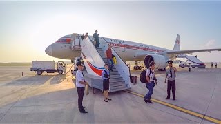 Air Koryo Tupolev TU 204100B Pyongyang (New Terminal) FNJ to Beijing PEK