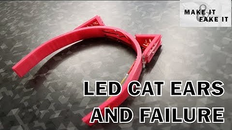 How NOT To Make LED Cat Ears