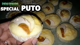 SPECIAL PUTO | FLUFFY cheesy puto with salted egg | HINDI NAKAKA-UMAY | HOME MADE NA PANG NEGOSYO