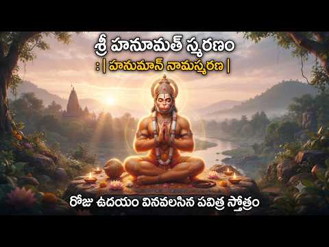 శ్రీ హనుమత్ స్మరణం | హనుమాన్ నామస్మరణ | రోజూ ఉదయం వినవలసిన పవిత్ర స్తోత్రం