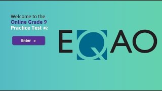 EQAO Practice Test #2 Part 1 (Grade 9 Destreamed, MTH1W)
