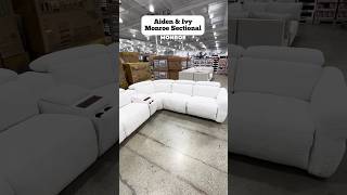 Costco has just rolled out this feature-packed Aiden & Ivy Monroe Fabric Power Reclining Sectional!