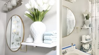 BATHROOM DECORATING IDEA|DIY SHELVES ABOVE THE TOILET