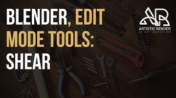 Blender - Shear, edit mode tool explained