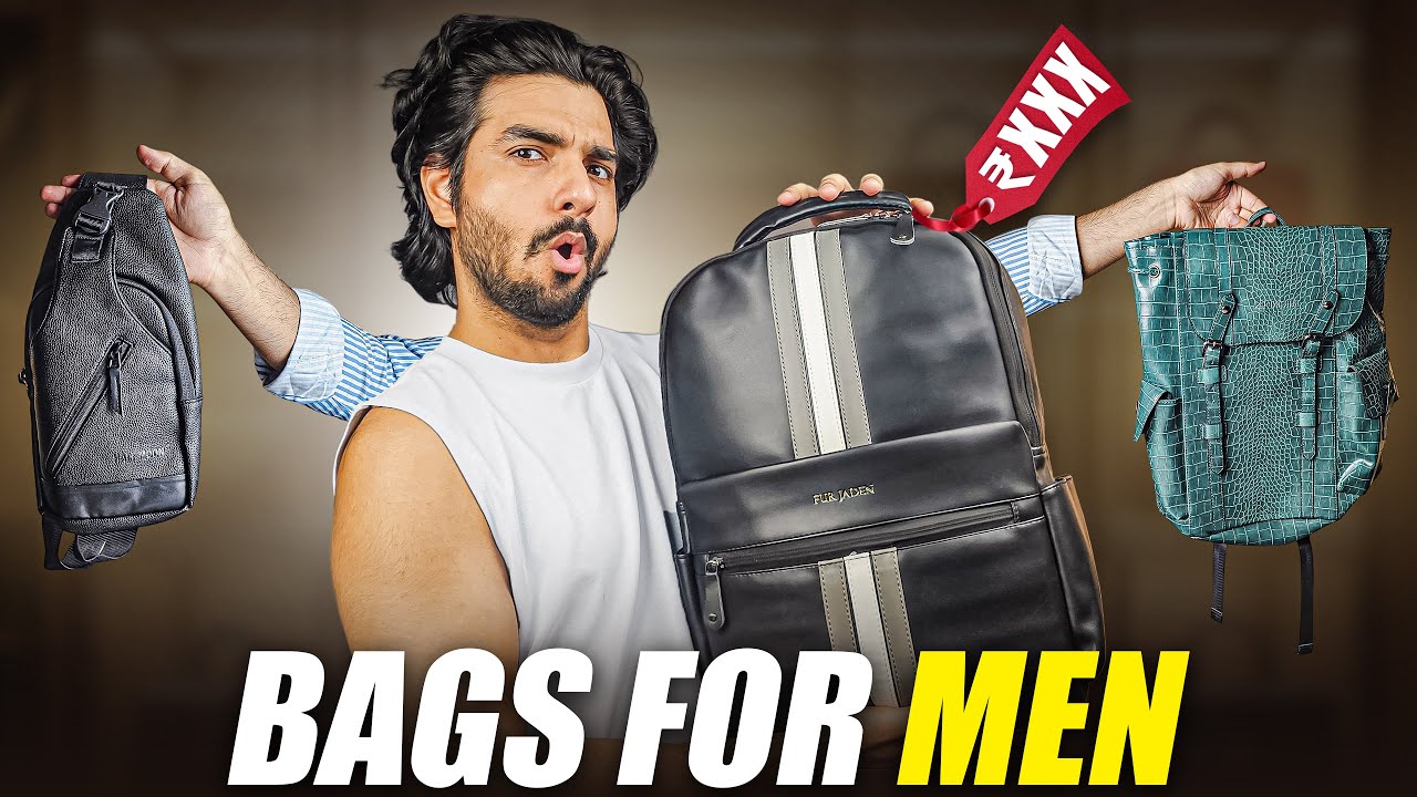 The Only 6 Bags Every Man Should Buy | From College To Office Perfect Collection