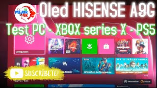 Lo Mejor En 4K Leoni Ruiz Videos TV Oled HISENSE A9G - TEST Gaming Xbox Series X - PC - PS5