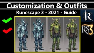 Runescape 3 Customization & Outfit Settings Beginner Tips 2021 RS3 - YouTube