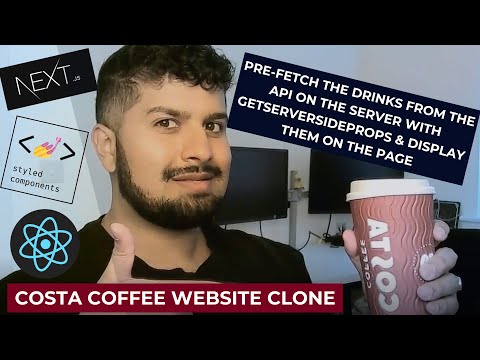 24. Pre-Fetch Drinks From The API With GetServerSideProps
