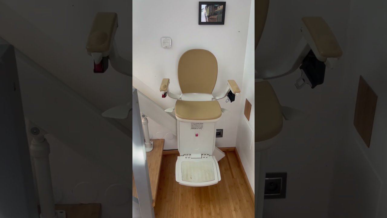 Installation d un fauteuil monte escalier. Maprime adapt