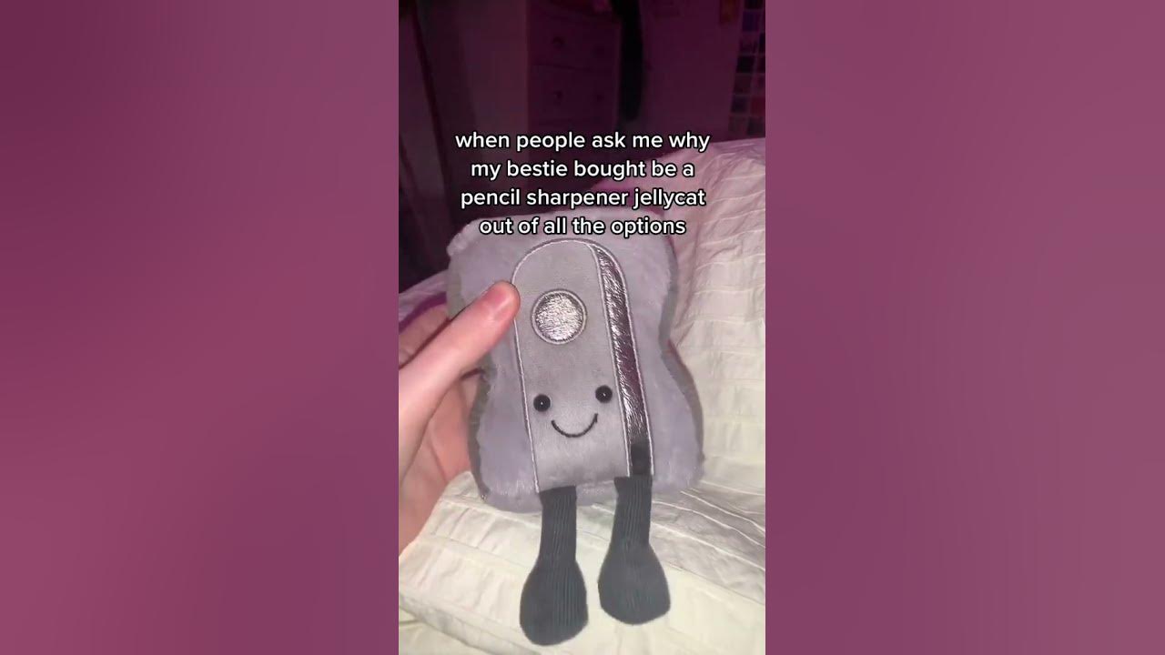 Pencil Sharpener Jellycat tiktok emotionalcritter YouTube