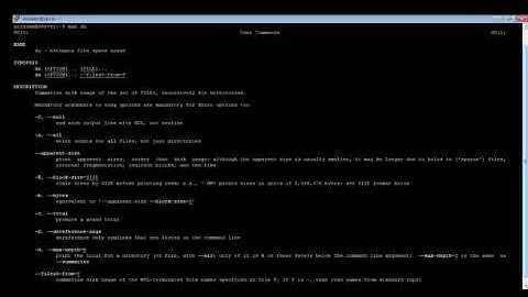 Linux - man Command - w3resource