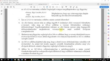 05-06. A 8 legjobb eredmény  - 2019. október emelt Táblázatkezelés