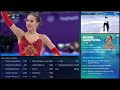 Alina Zagitova Olympic 2018 Team Event FS 1 158.08 E