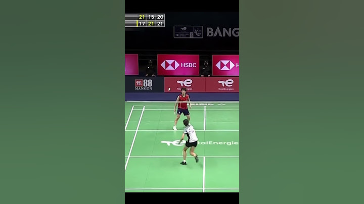 Womens singles SUPER RALLY to end the match! (@badmintonintelligence) #badminton #highlight