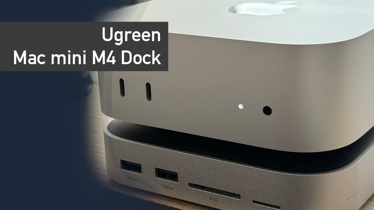 Mac mini M4 Dock USB-C Hub von Ugreen (2025) im Test - YouTube