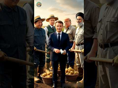 What if Trump, Putin, Kim, and Khamenei were working on a farm? 😂❤ #trump #funny