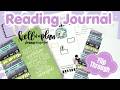 Kellofaplan Reading Journal | Flip Through