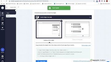 How to deploy Appy Pie chatbot