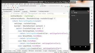 3 flutter 2 5..Use settings page to apply settings to your entire app