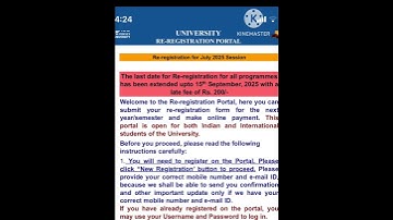 IGNOU JULY 2025 reregistration last date extended after September 15 #ignou #exam #distanceeducation