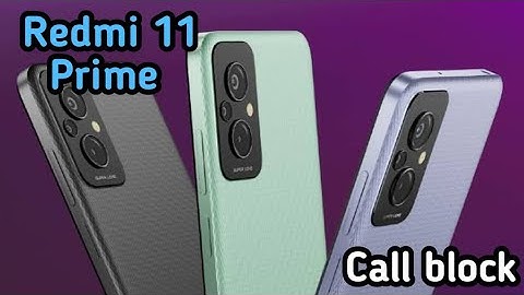 How To Block Contact Redmi 11 Prime, Call Block , Call Block Setting Redmi 11 Prime,