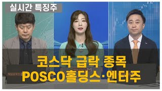 [실시간 특징주] 코스닥 급락 종목·POSCO홀딩스·엔터주김민수 레몬리서치 대표 / 이상엽 레몬리서치 이사