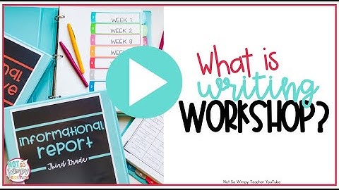 What is Writing Workshop