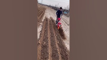 Management Rotary Tiller One machine with multiple uses, saving time, effort and labor#viralvideo😱